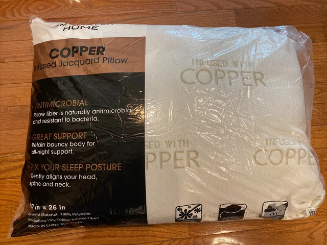 AMY MILLER HOME Copper Infused Jacquard Pillow NEW 3.95 PicClick UK