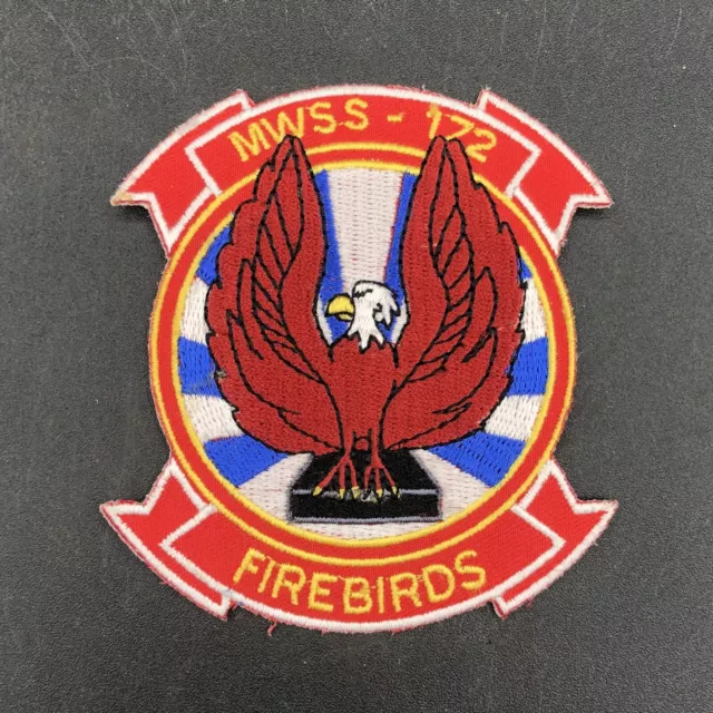 MWSS-172 Marine Wing Support Squadron Patch USMC Aviation