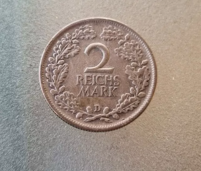 2 Reichsmark 1926 D