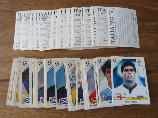 Panini Italia 90 World Cup Football Stickers - 1990 - VGC! - Pick Your Stickers!