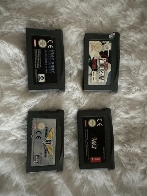 Pack De 5 Jeux Game Boy Advance Avec Boîtiers Et Notices, Bon état