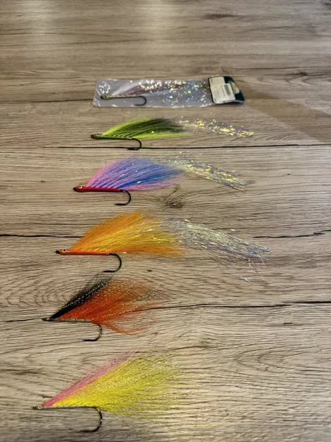 6 mouches streamers à Brochet