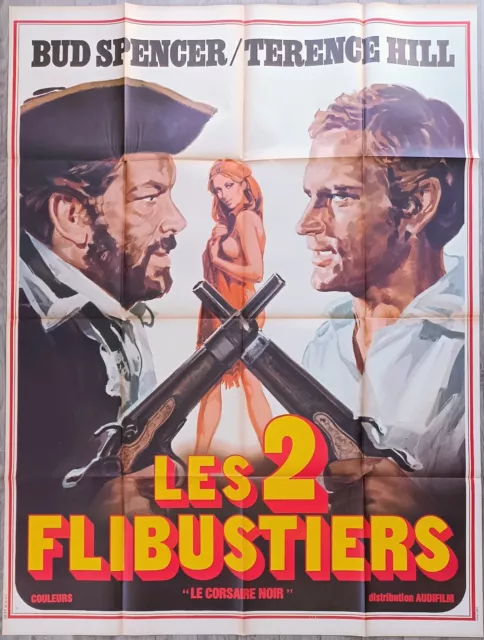 Affiche 120X160/Les Deux Flibustiers/Bud Spencer/Terence Hill/Blackie The Pirate