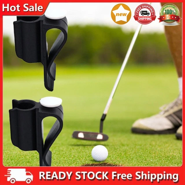 28pcs Golf Putter Holder, Mini Black Club, Fixed Clip, Portable Spor
