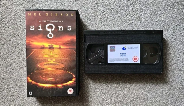 SIGNS VHS TAPE Mel Gibson £5.42 - PicClick UK