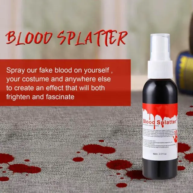 Halloween realistico collirio spray sangue artificiale per trucco festa in costume
