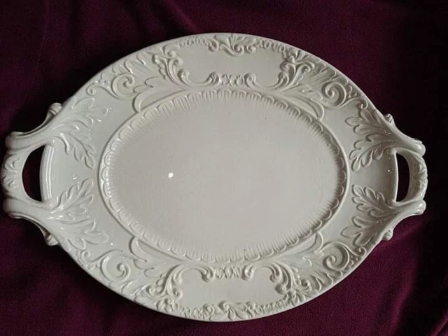Plat De Service Italien Freddi Inox 18/10 Avec Insert Céramique 24k GInner