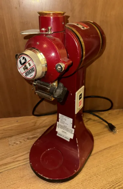Commercial Coffee Grinder -  Red Jericho J-500 Made in Japan Toshiba No Hopper