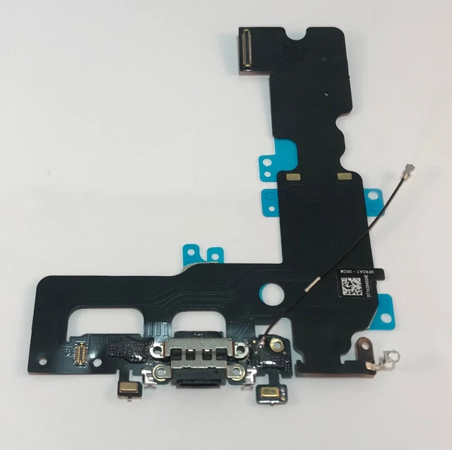 Für iPhone 7 PLUS LADEBUCHSE LIGHTNING DOCK CONNECTOR SCHWARZ #K1