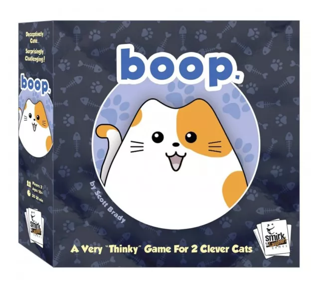 Smirk & Dagger BOOP: Adorable 2 Player Strategy Board Game, with 32  (US IMPORT)