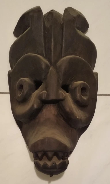 African wooden large mask