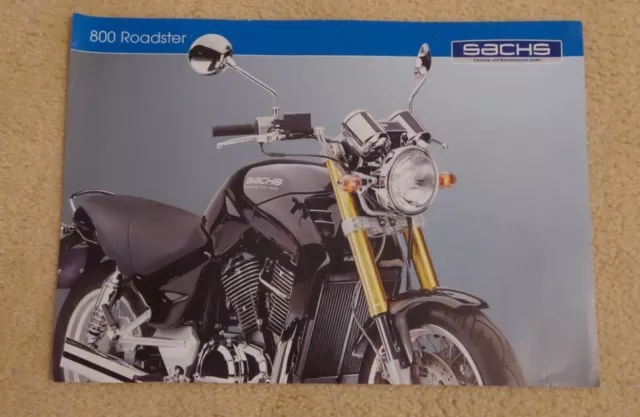 Sachs 800 Roadster Sales Brochure