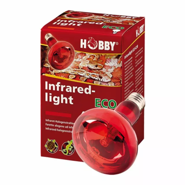 Hobby Infraredlight Eco Lampada Alogena ad Infrarossi 28W di Calore per Terrari