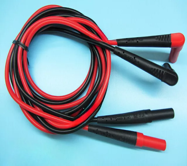 1pc Fluke TL224 SureGrip Silicone Test Leads Multimeter Silicone Extension Cable