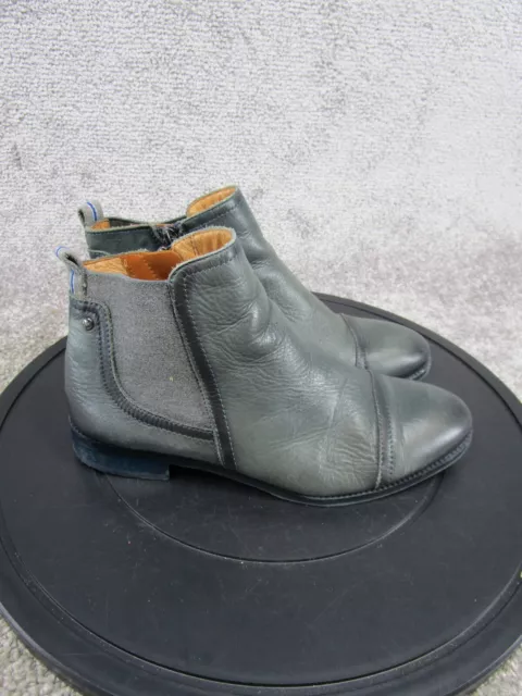 Pikolinos Chelsea Boots Womens Size 38 Eu 7.5 Us Blue Leather Ankle