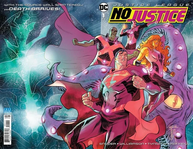 Justice League NO JUSTICE #1 NM –Dark Knights METAL SEQUEL Scott SNYDER DC 2018