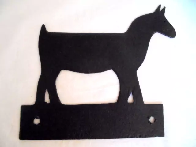 Vintage Antique Primitive Sheet Steel Figural Horse Boot Scraper