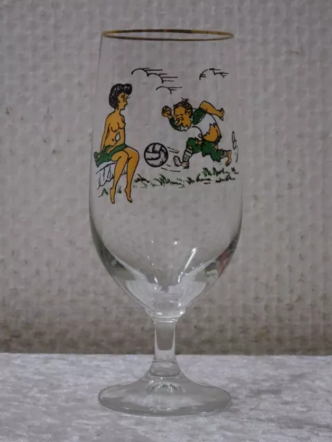 Bière Blague Verre Vintage Souvenir Mémoire