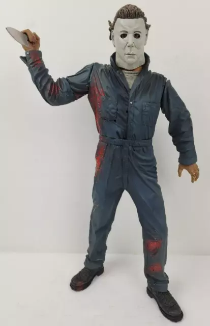 Halloween Michael Myers 18" Figure Bloody Movie Maniacs McFarlane 2000 Sounds