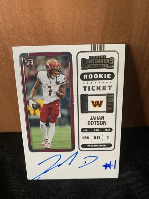 2022 Panini Contenders Optic - Rookie Ticket RPS Autographs Variation #121 Jahan