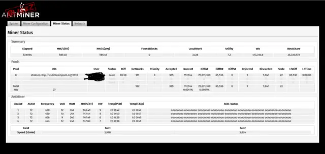 Antminer L3+ L3++ Blissz Firmware v1.02 NO DEV FEE CANNOT FIND SIGNATURE FIX SSH