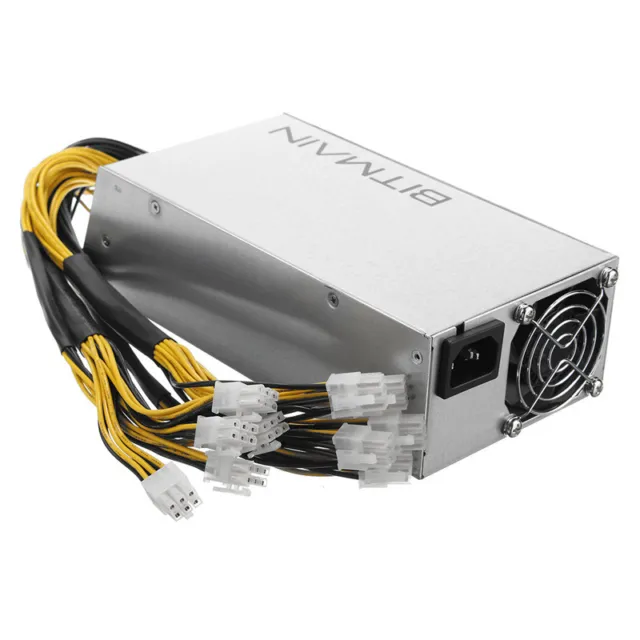 Fuente de alimentación Bitcoin Miner AntMiner APW3++ PSU 1600W para Antminer S9 S7 110V 220