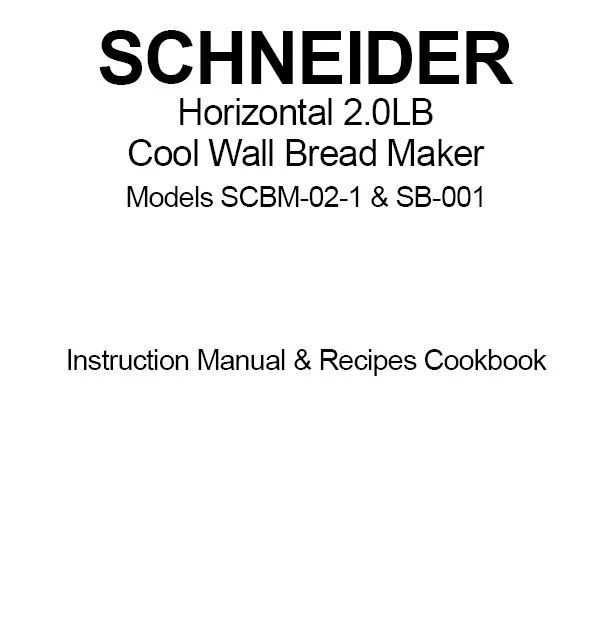 thumbnail image 2 of Pillsbury Model 1015 Bread Maker Machine Instruction Manual & Recipe Book 2 of 6
