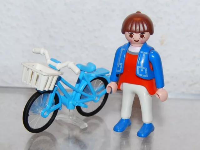 Playmobil Frau Fahrrad