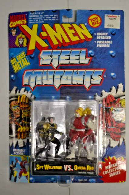 1994 Toy Biz X-MEN Steel Mutants SPY WOLVERINE VS OMEGA RED NIB MOC