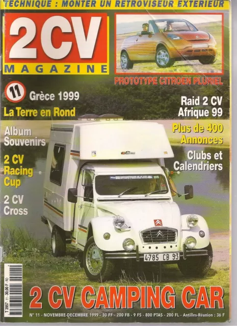 2Cv Magazine 11 Citroen 2Cv Camping Car Citroen C3 Pluriel Citroen 2Cv Azlp 1958