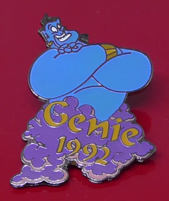 Disney Countdown To The Millennium Genie 1992 Enamel Pin Badge 1999