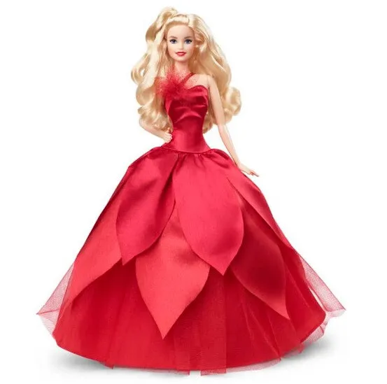 Barbie joyeux Noël signature holiday poupée mannequin blonde Mattel HBY03 2022