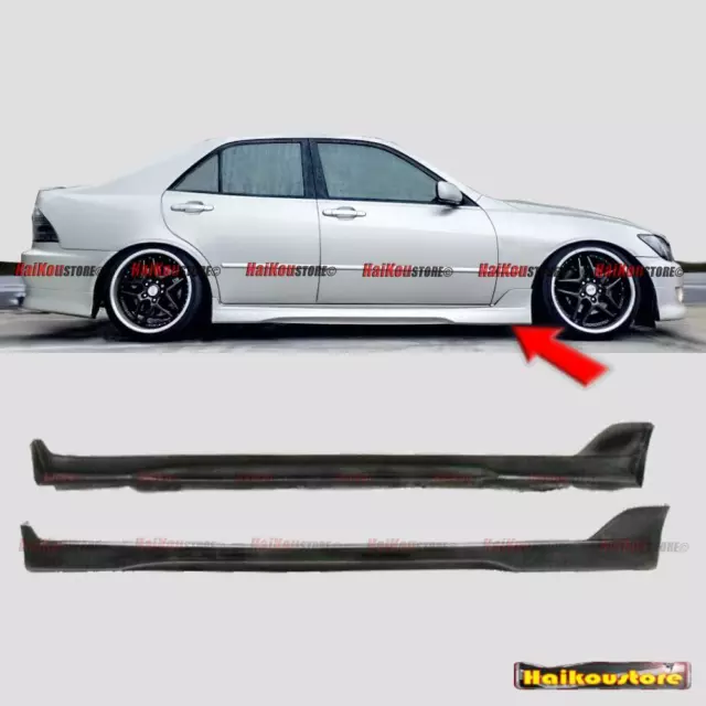 For 01-05 IS300 Side Skirt TRD Style Urethane ALTEZZA SXE10 Rocker Splitters Lip