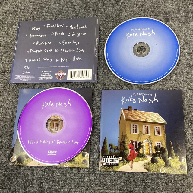 KATE NASH MADE OF BRICKS (184) 12 Track CD Album including Picture