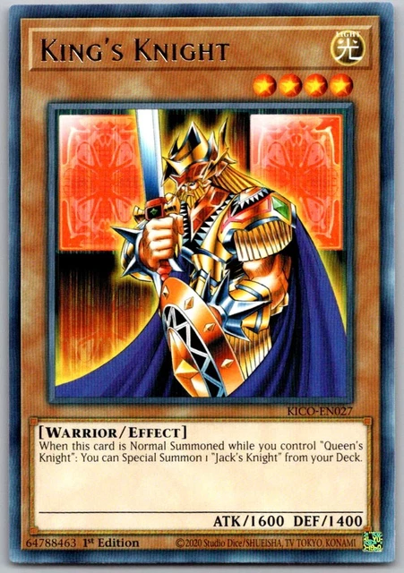 yugioh king's court deck KICO-EN006 - Thunderspeed Summon - Super Rare Warrior/Effect Court of Cards - King's