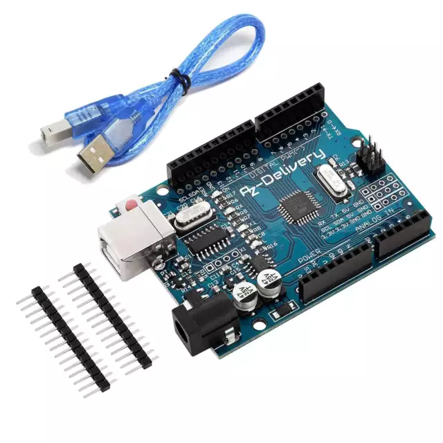 Mikrocontroller Board AZ-ATmega328-Board mit USB-Kabel CH340