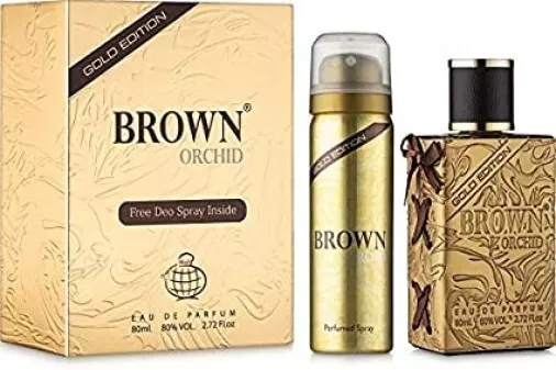 Brown Orchid Gold Edition 80ml Eau De Parfum Perfume Spray By Fragrance Unisex