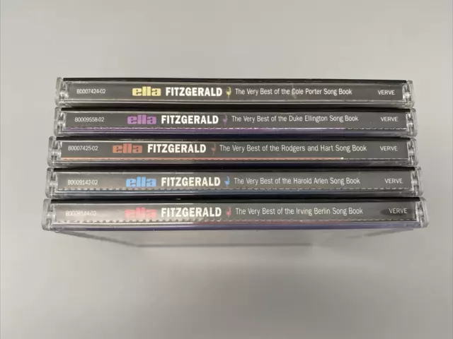 LOT (5) CD ALL Ella Fitzgerald Very Best Songbook Rodgers Hart Duke Cole Arlen+