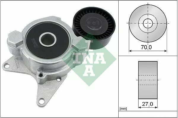 INA (534 0174 10) Spannarm, Keilrippenriemen für TOYOTA LEXUS