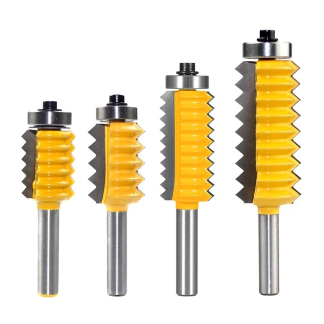 4 tipos cortador de fresado de 8 mm suministros industriales de alta dureza para recortar madera