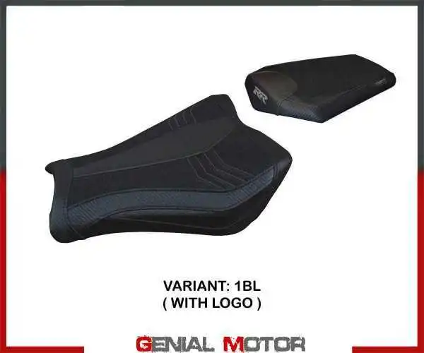 Housse de selle Janela ultragrip Noir BL+logo T.I. Honda CBR 1000 RR 2008>2016