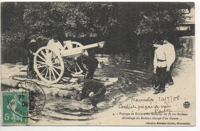 CHALONS SUR MARNE - Marne - CPA 51 - Vie MILITAIRE - le camp - Artillerie Canons