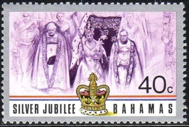 Bahamas #SG491 MNH 1977 QEII Queen Sceptre [405]