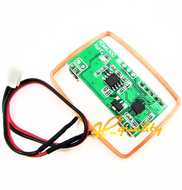 125K EM4100 RFID Card Reader Module RDM6300 ID RF Module UART Output Arduino