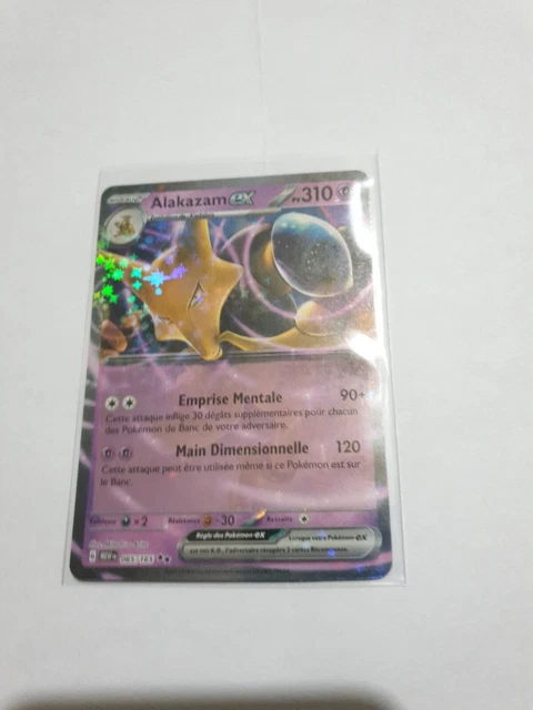 Sobre Myboost X De Alakazam Ex – 10 Cartas Pokémon En Francés De Escarlata Y Púrpura 3.5 (151)