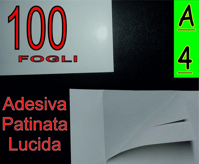 1600 Fogli Di Carta Adesiva Patinata OPACA Fotografica X Stampante - Foto 9