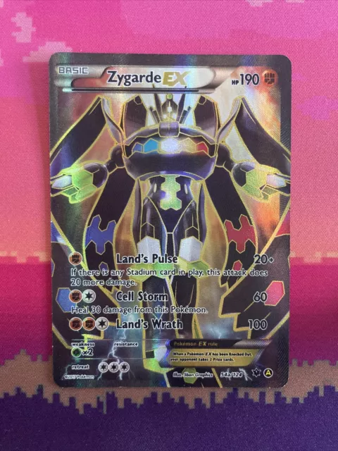 Pokemon Card Zygarde 54a/124 Full Art Fates Collide Near Mint