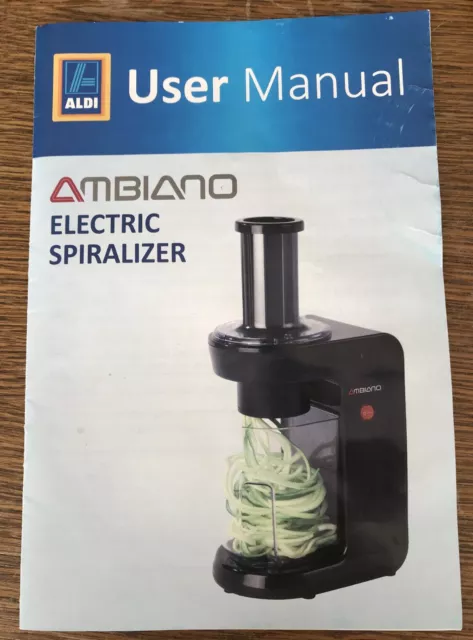 Aldi Ambiano Electric Spiralizer. Excellent, complete, COLLECTION ONLY:  SS0 0TE