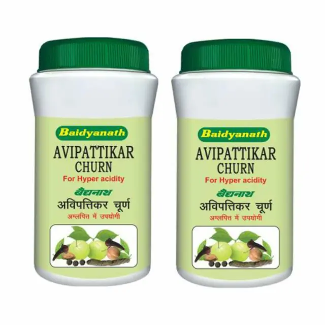 Baidyanath Avipattikar Churna For Hyperacidity and Digestion 120 g Pack of 3 US