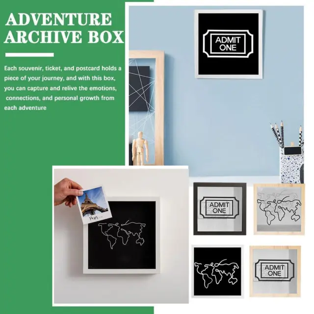 Adventure Archive_Box,Travel Collection Box,TravelBox For Memories DIY 9CD1